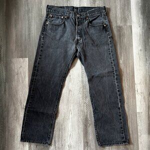 levi's 501 W32/L29 Men's Straight Leg Jeans -black/ vintage levis